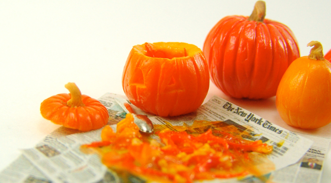 NEW Tutorial Book: Miniature Pumpkins for Halloween