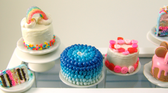 Miniature Bakery: The Cake Case Is Done!