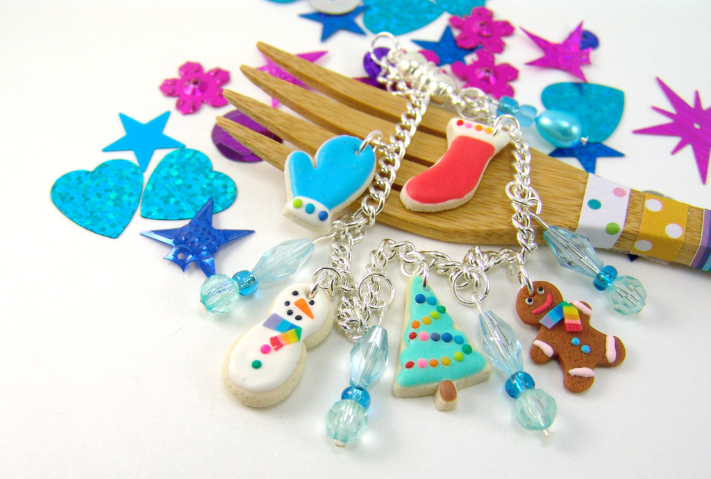 Christmas cookie bracelet by The Mouse Market