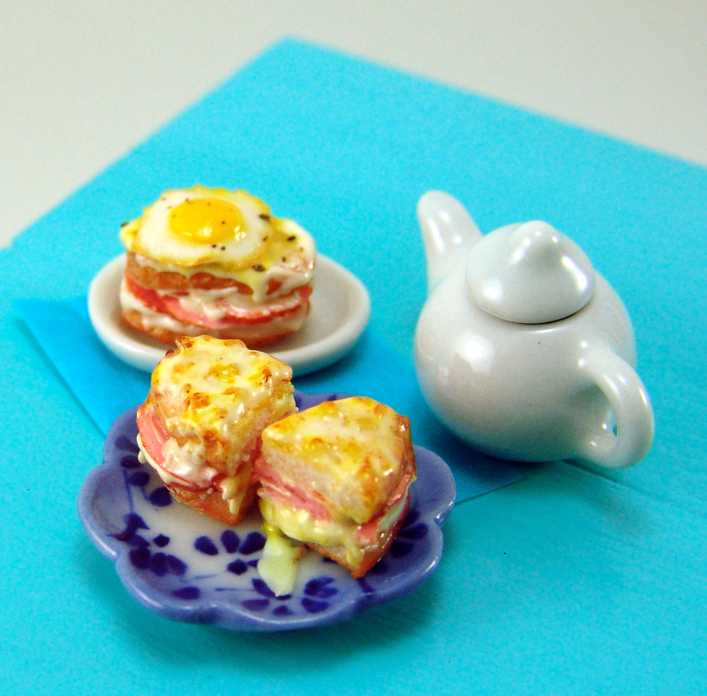 Croque monsieur in miniature by The Mouse Market