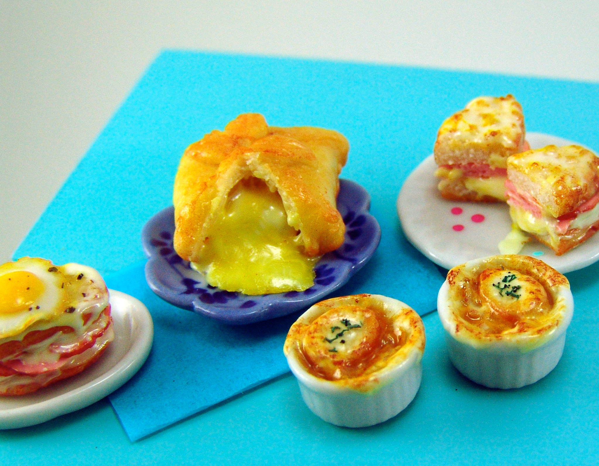 More Cheesy Dollhouse Foods