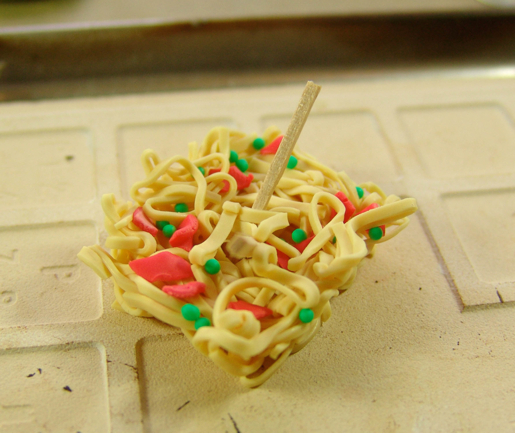 polymer clay noodles