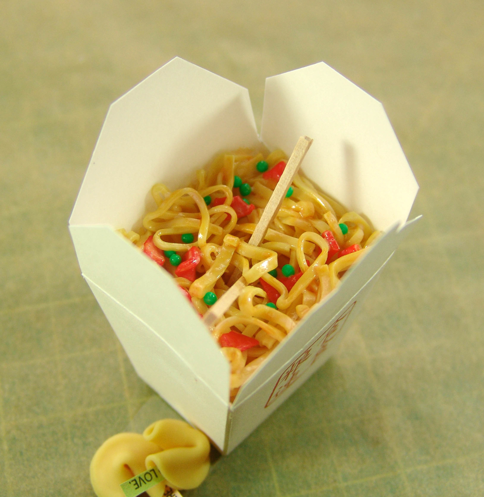 miniature food noodles