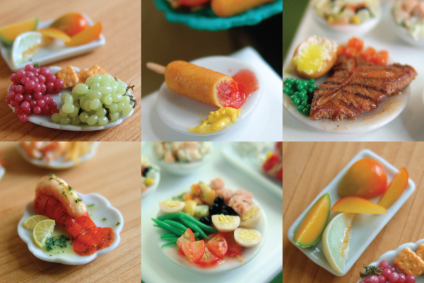 how to sculpt polymer clay summer food