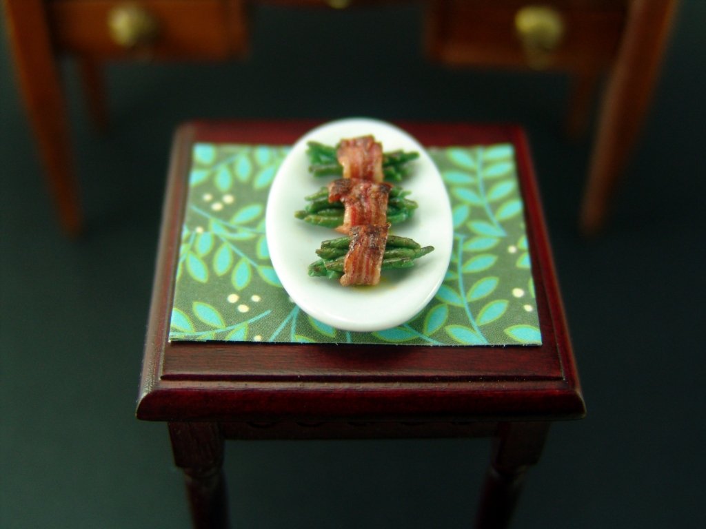 bacon green beans miniature